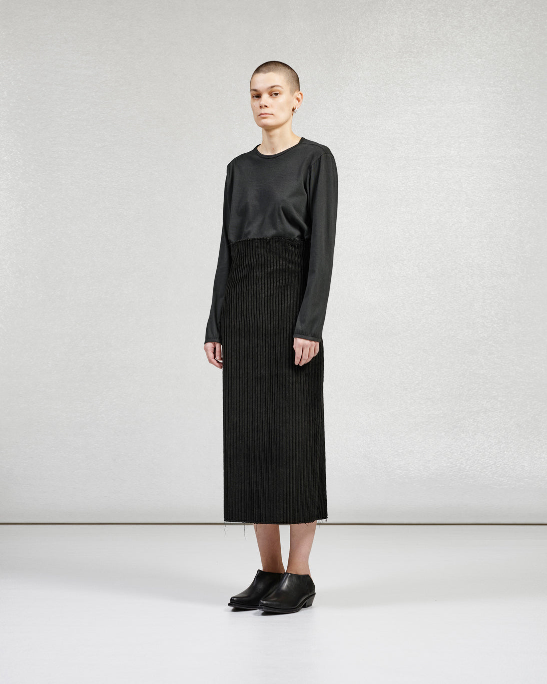 S17 NO.69 CORDUROY HIGH WAIST SKIRT