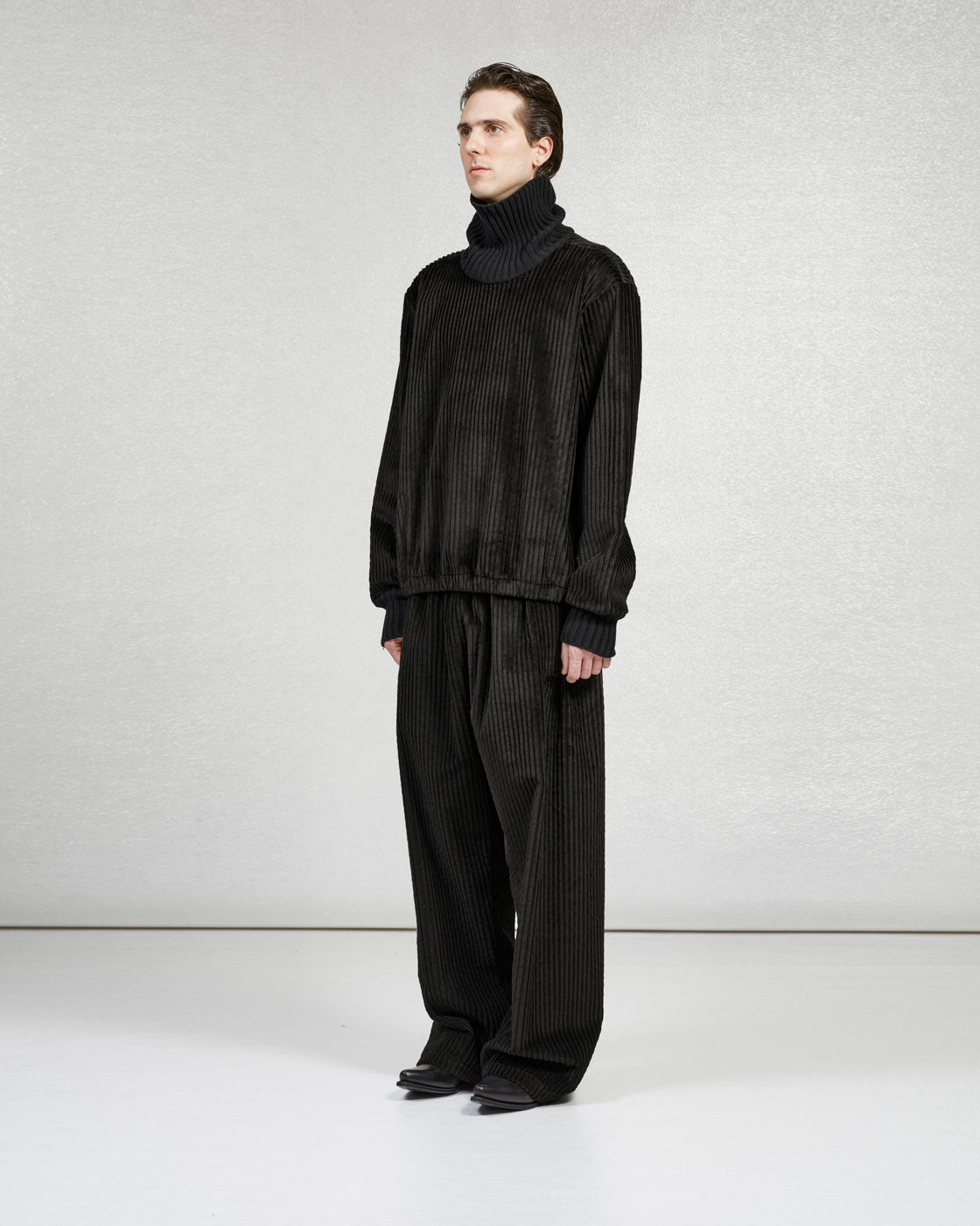 S17 NO.325 CORDUROY RIB PULLOVER