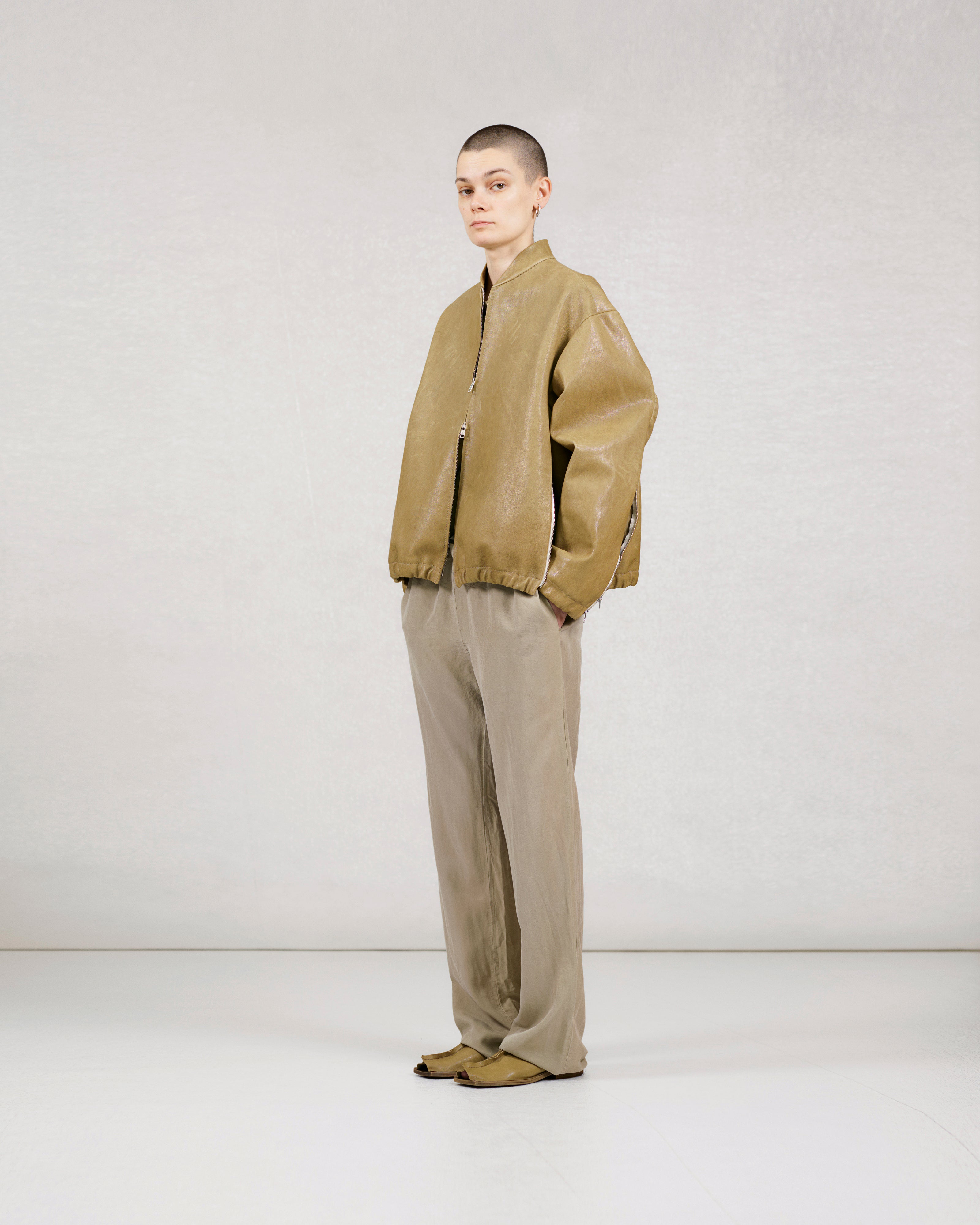 S17 NO.306 LEATHER SIX ZIPPER JACKET