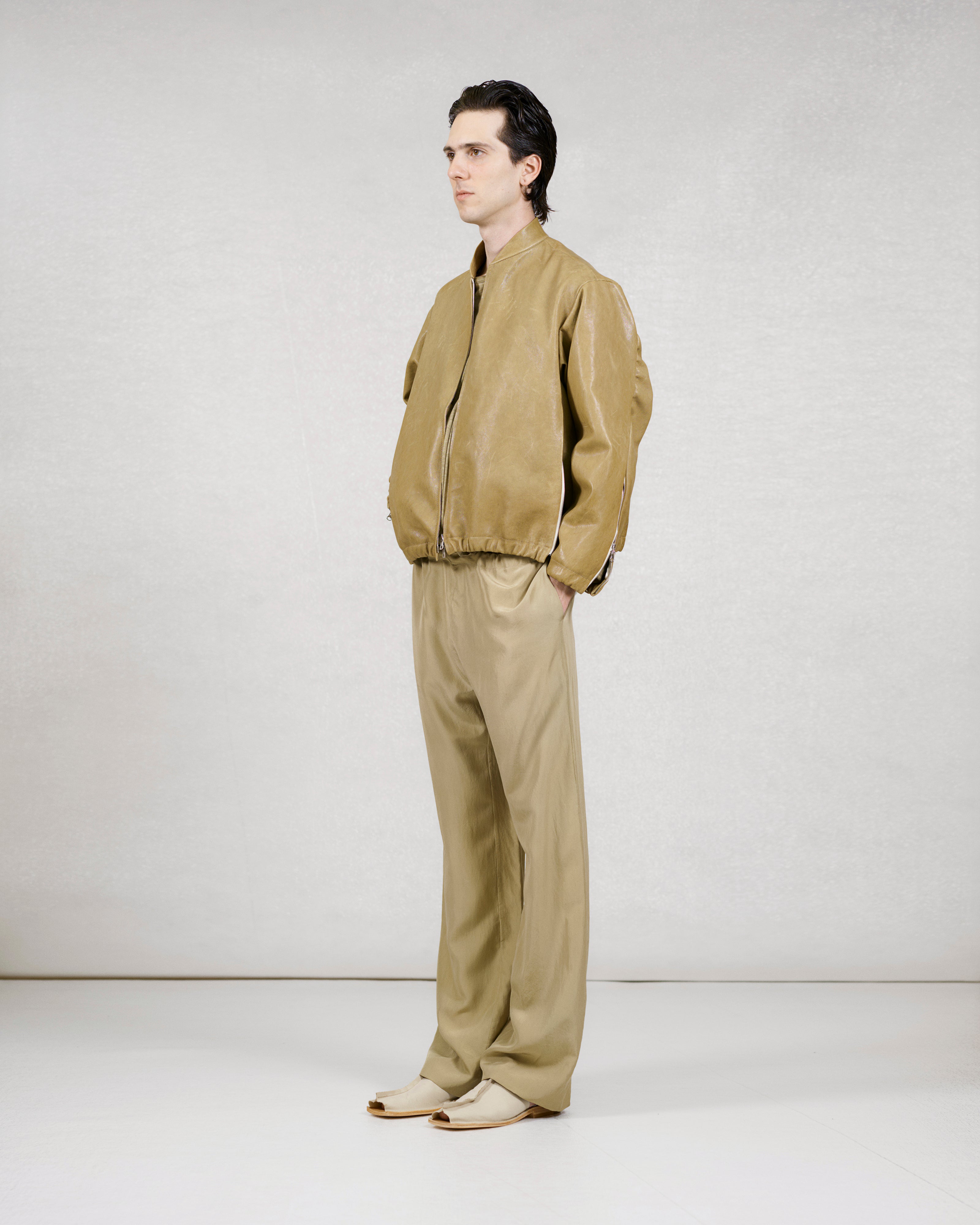 S17 NO.306 LEATHER SIX ZIPPER JACKET