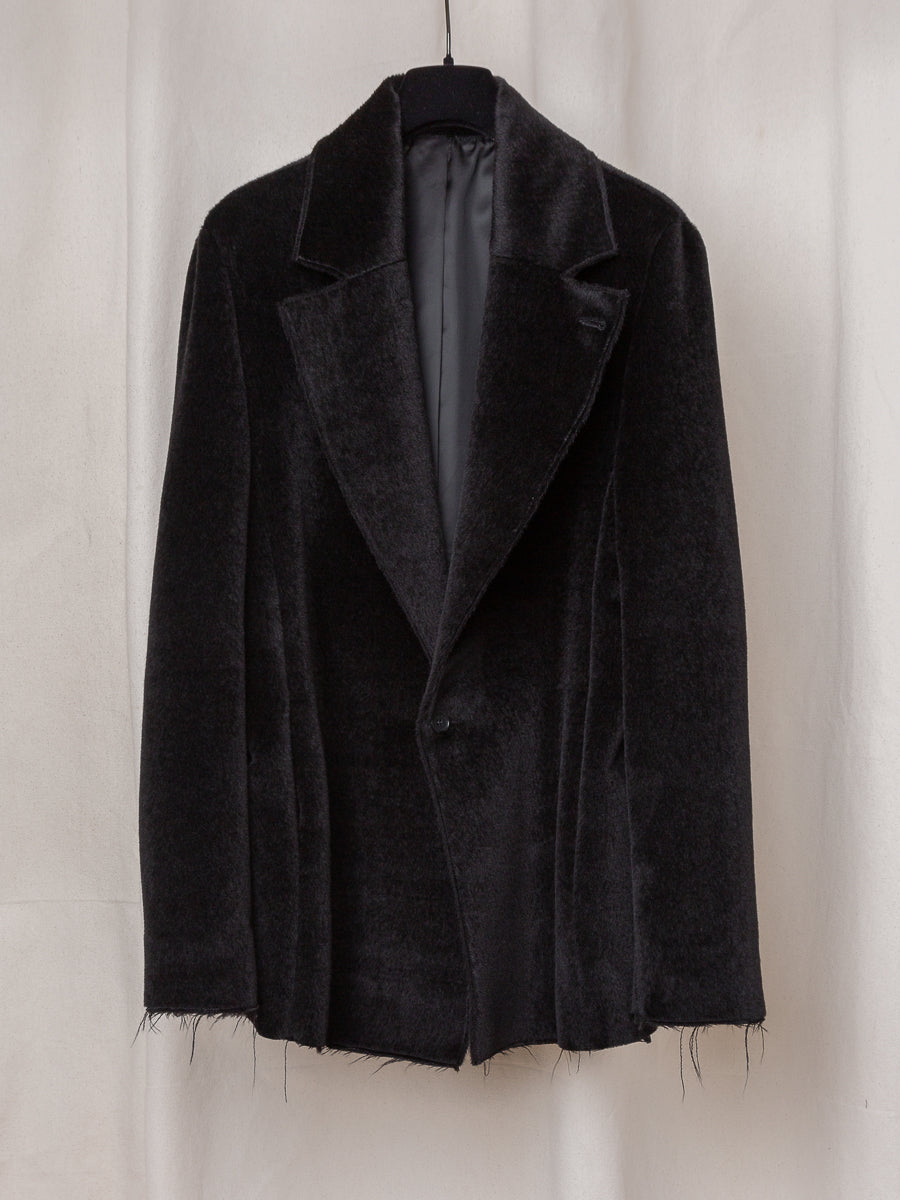 S17 NO.173 SURY ALPACA WOOL TWO BUTTON JACKET