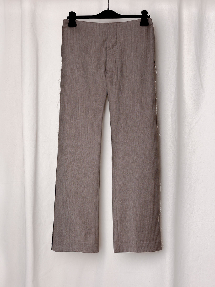 S17 NO.205 FINE WOOL TAILORED TROUSERS