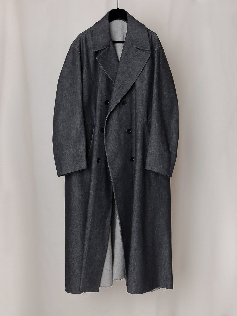 S17 NO.230 DENIM DOUBLE BREASTED COAT