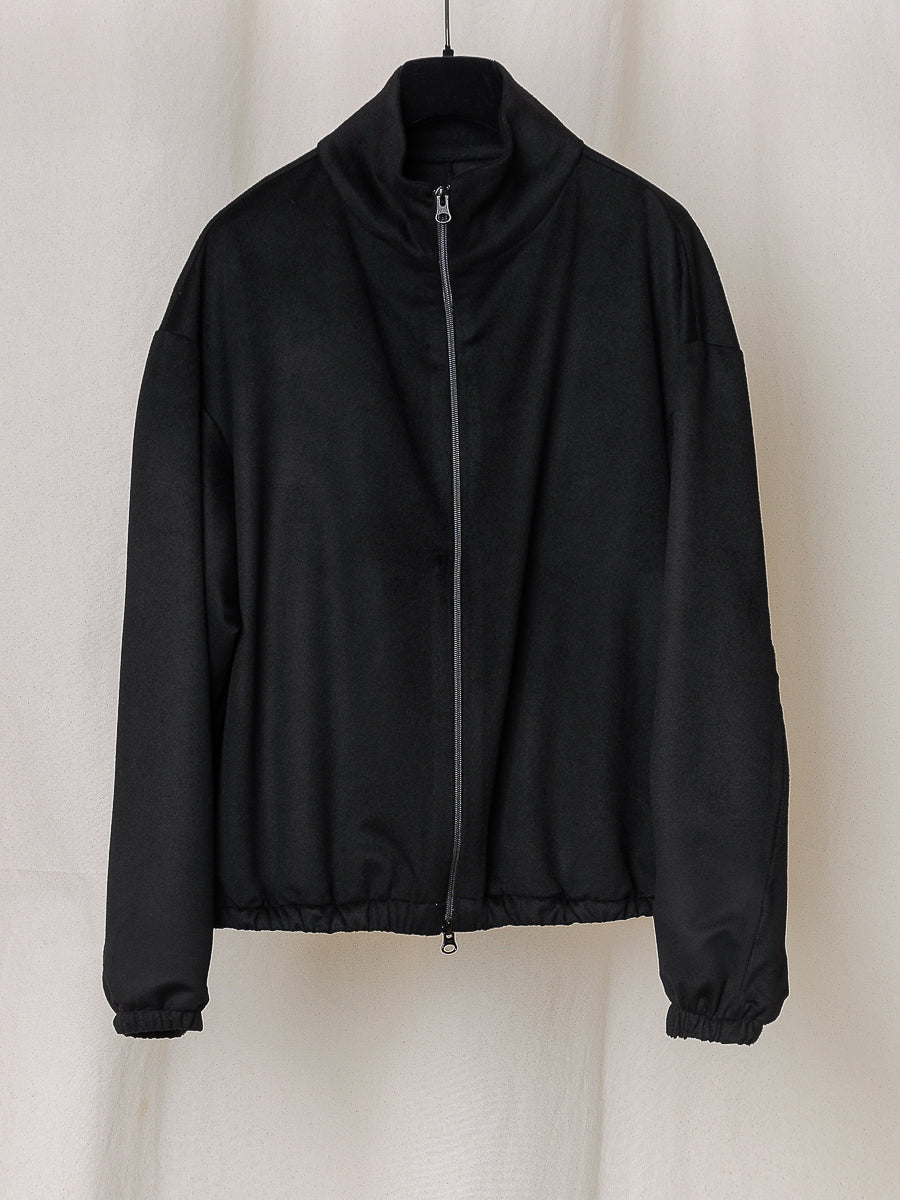 S17 NO.261 GREEN HEAVY WOOL ZIPPER JACKET