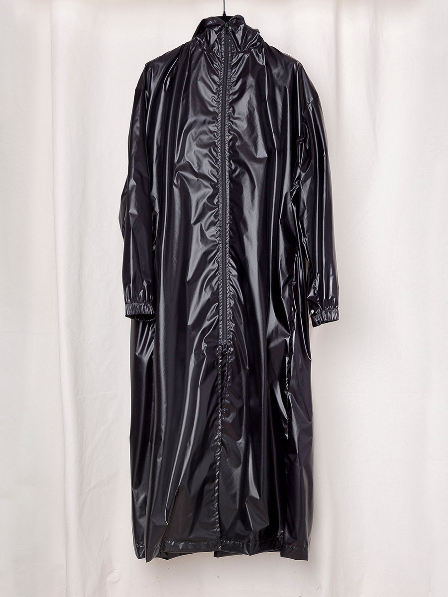 S17 NO.275 TECHNICAL HOODED ZIPPER COAT