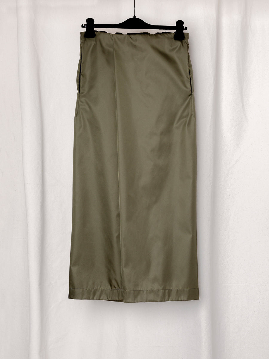 S17 NO.316 TECHNICAL CROSSED SKIRT
