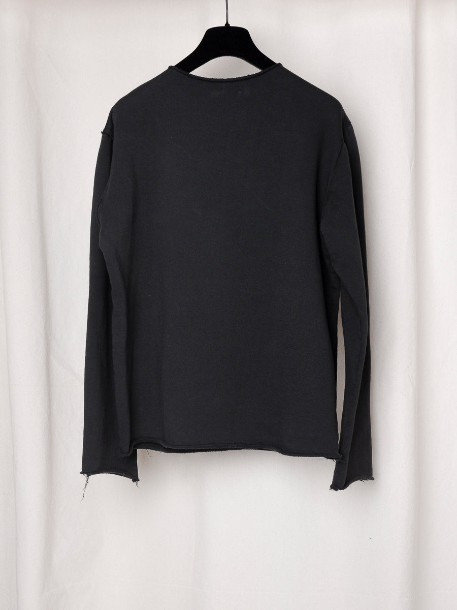 S17 NO.317 BROWN ORGANIC COTTON FLEECE TOP