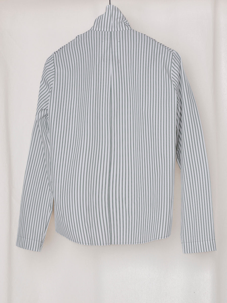 S17 NO.323 POPLIN ZIPPER SHIRT