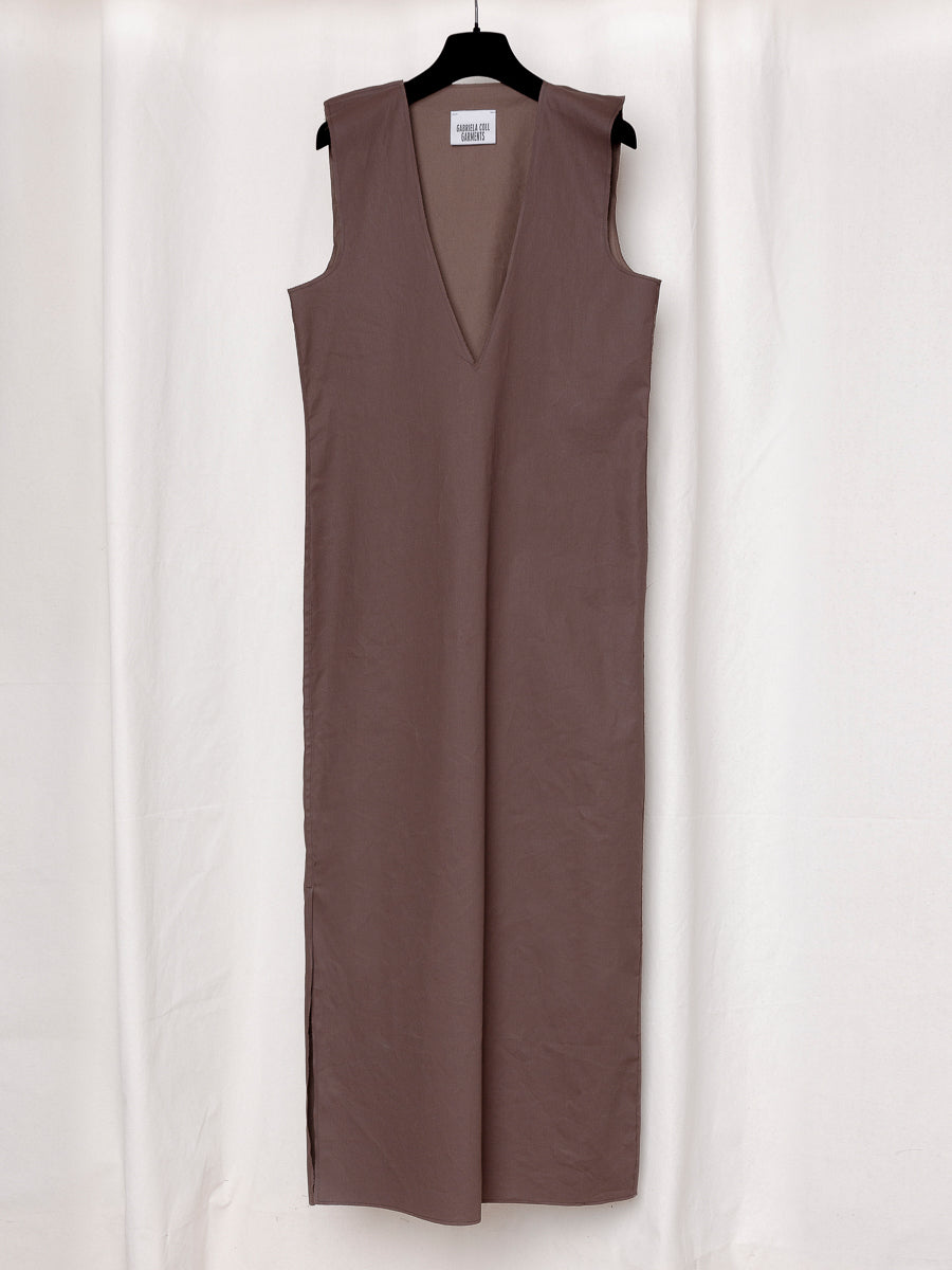 S17 NO.61 DENIM V-NECK DRESS
