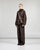 S17 NO.288 BLACK CUPRO DRAWSTRING TROUSERS