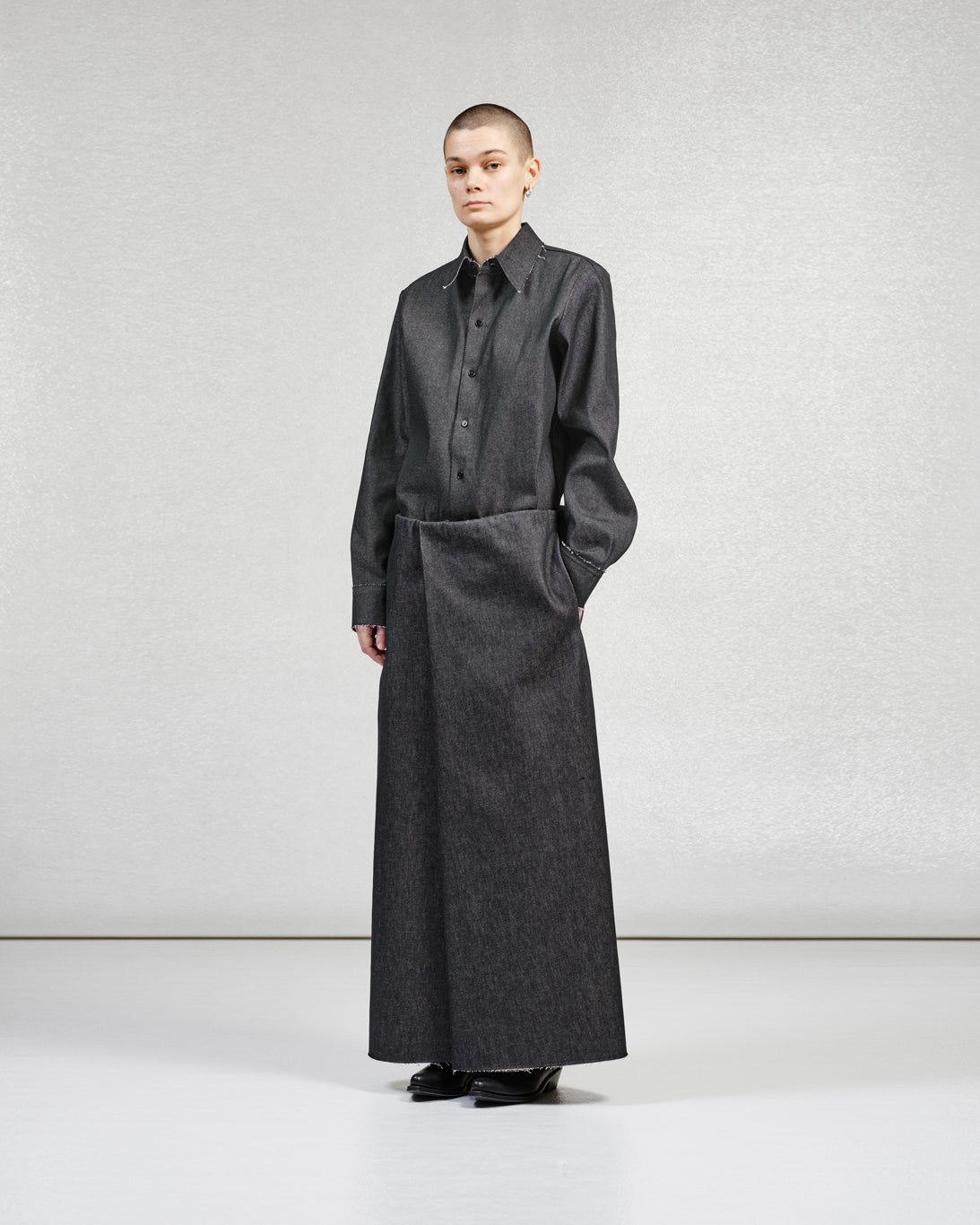 S17 NO.316 CROSSED SKIRT