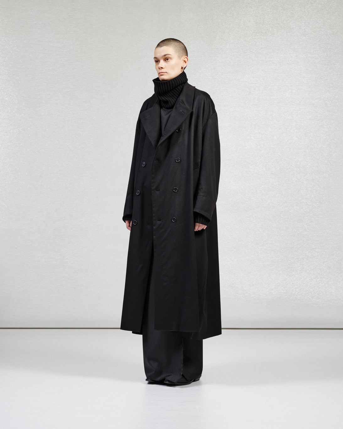 S17 NO.230 HEAVY WOOL BREASTED COAT