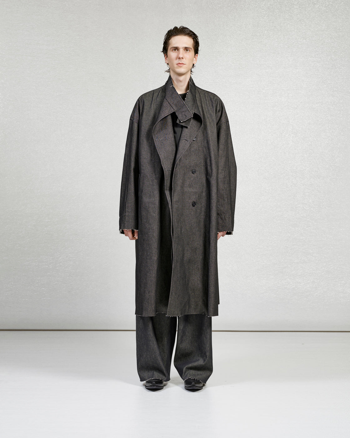 S17 NO.65 DENIM OVERSIZED COAT