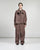 S17 NO.286 BROWN CROPPED OVERSIZED JACKET