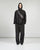 S17 NO.288 BLACK CUPRO DRAWSTRING TROUSERS