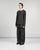 S17 NO.87 BLACK COTTON LONG SLEEVE T-SHIRT