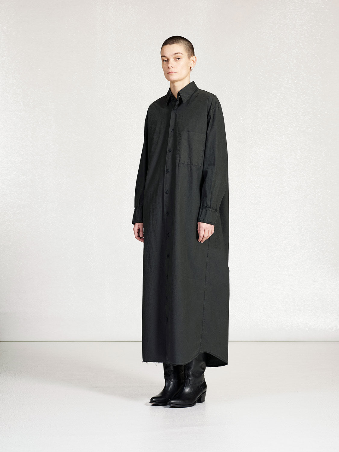PRE-ORDER S19 NO.339 POPLIN OVERSIZED SHIRT DRESS