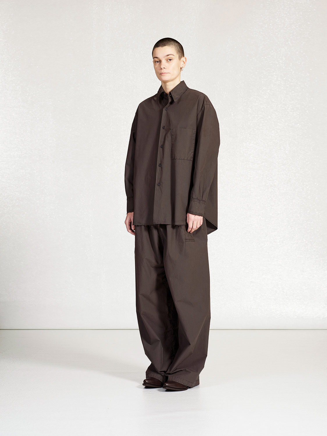 PRE-ORDER S19 NO.287 POPLIN DOUBLE FLAP POCKET TROUSERS