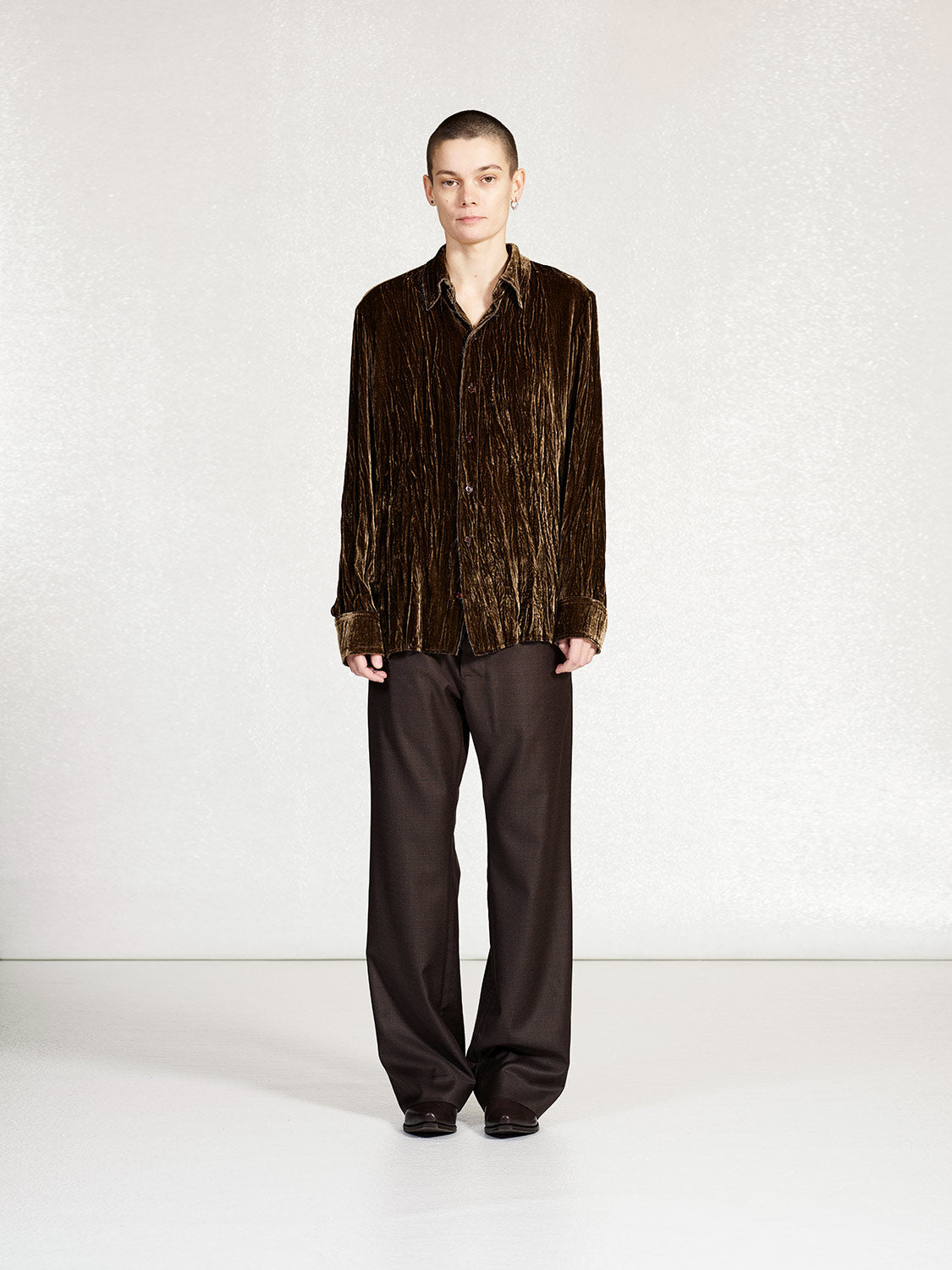 PRE-ORDER S19 NO.197 SILK VELVET SHIRT