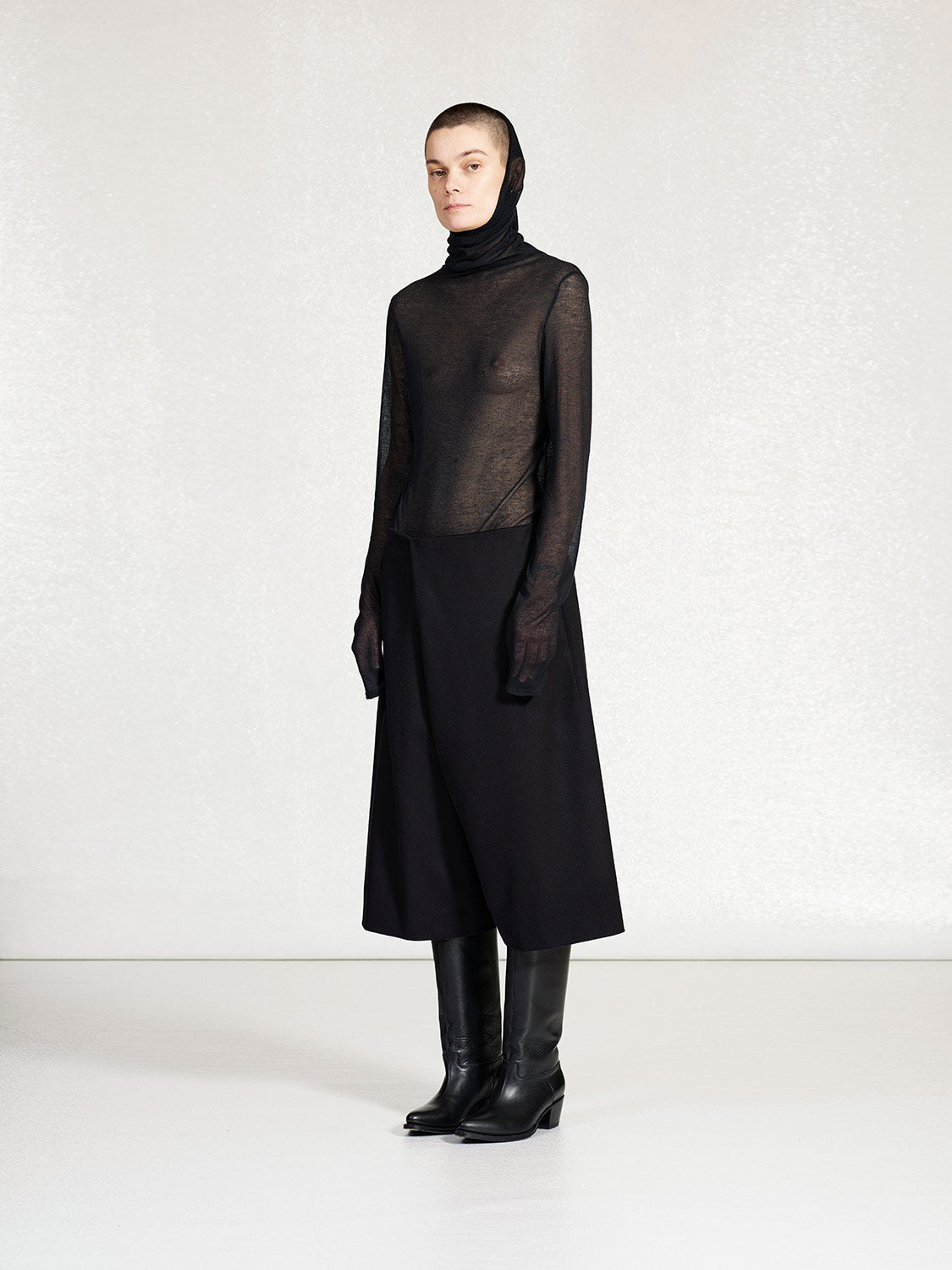 PRE-ORDER S19 NO.342 HEAVY WOOL CROSSED SHORT TROUSERS