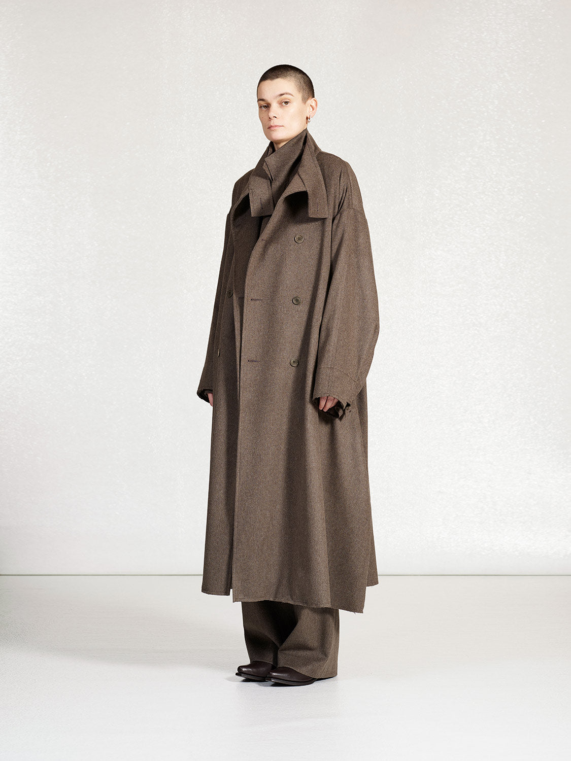 PRE-ORDER S19 NO.65 HEAVY WOOL OVERSIZED COAT