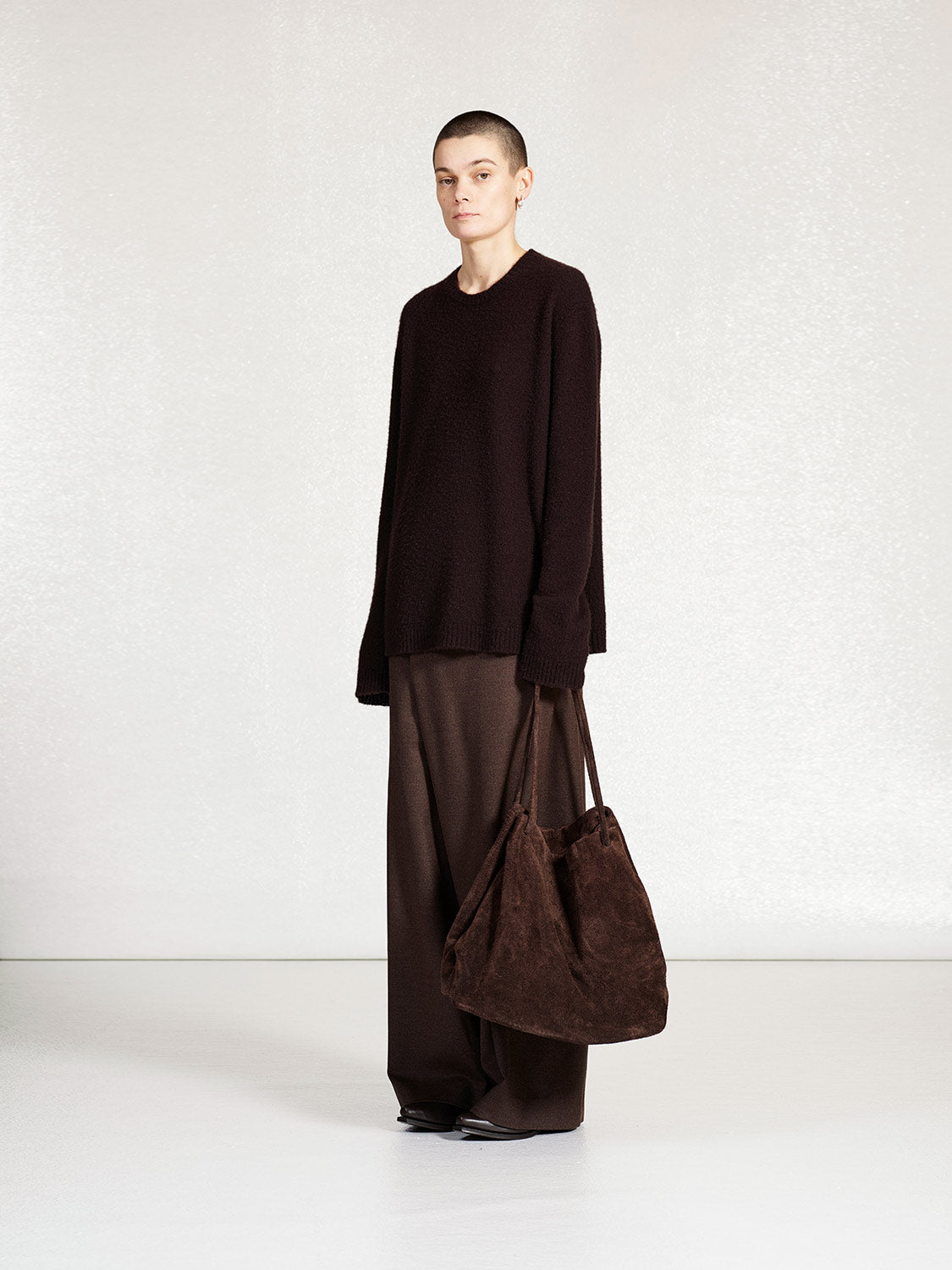PRE-ORDER S19 NO.310 HEAVY WOOL CROSSED TROUSERS