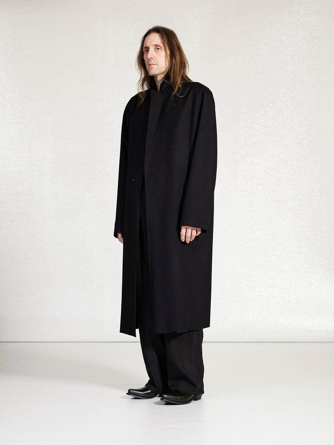 PRE-ORDER S19 NO.175 HEAVY WOOL TWO BUTTON COAT