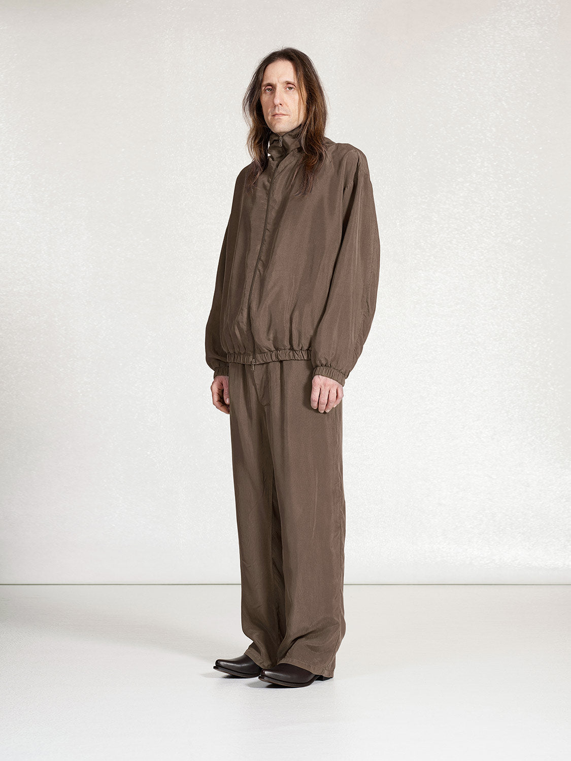 PRE-ORDER S19 NO.216 DOUBLE CUPRO HOODED ZIPPER JACKET