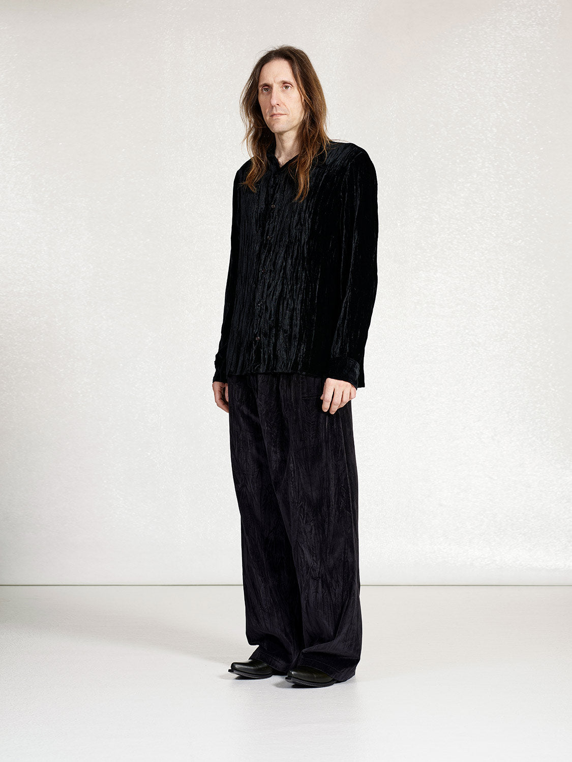 PRE-ORDER S19 NO.197 SILK VELVET SHIRT