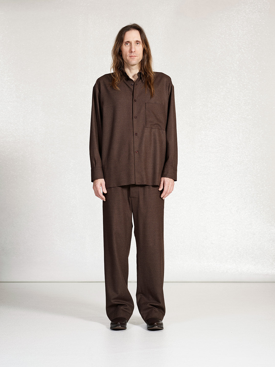 PRE-ORDER S19 NO.328 HEAVY WOOL OVERSIZED SHIRT