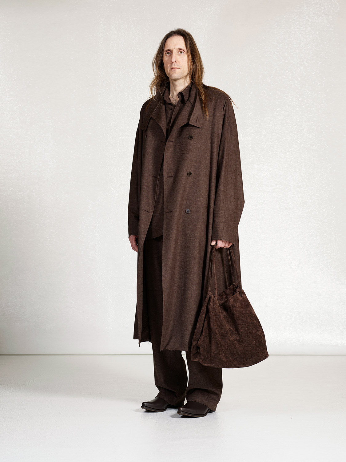 PRE-ORDER S19 NO.17 SUEDE HOOF BAG