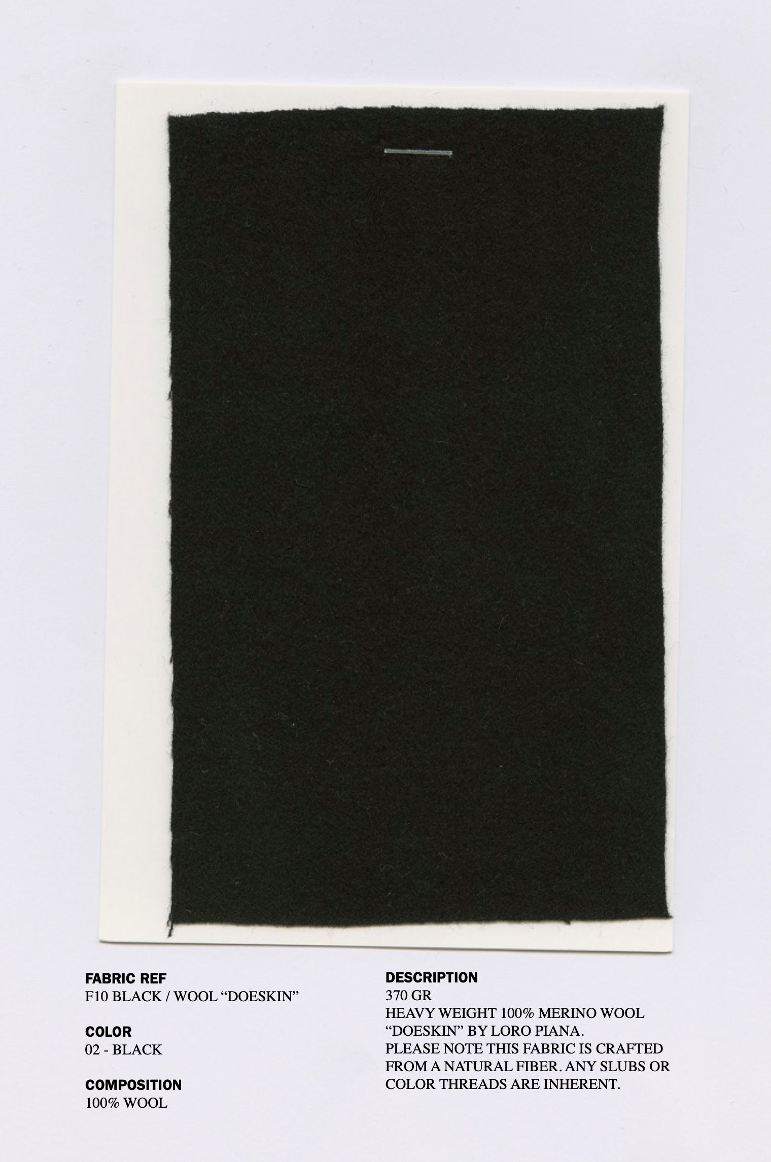 S17 NO.175 HEAVY WOOL TWO BUTTON COAT