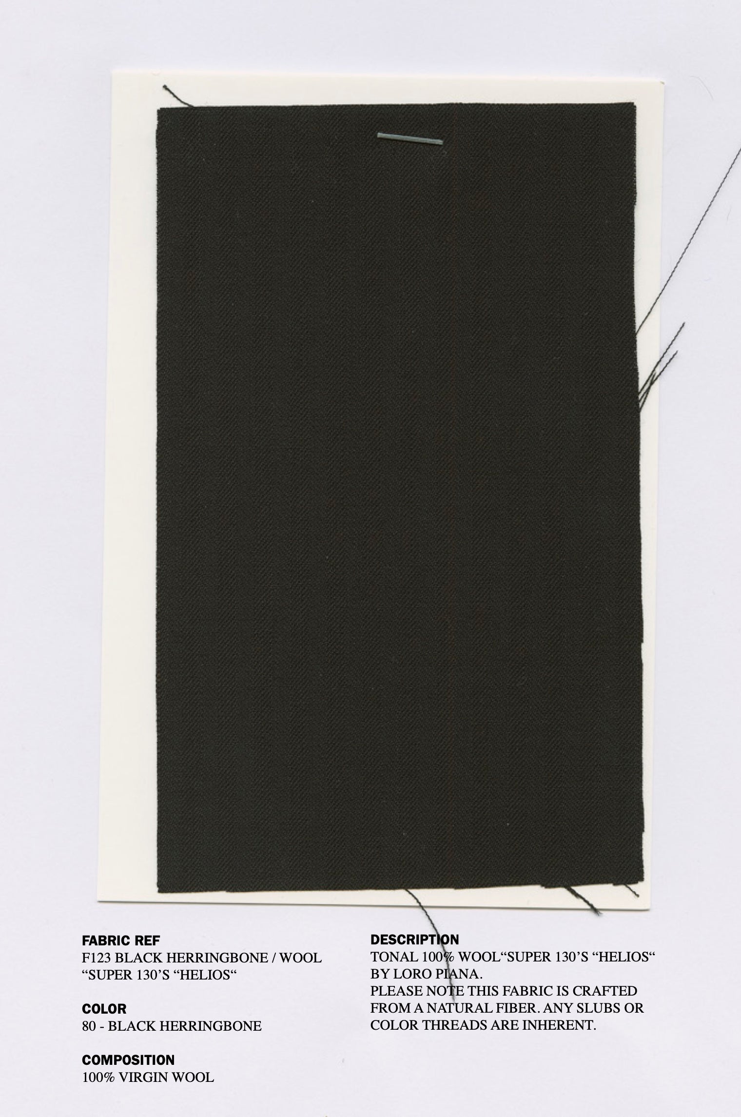 S17 NO.288 FINE WOOL DRAWSTRING TROUSERS