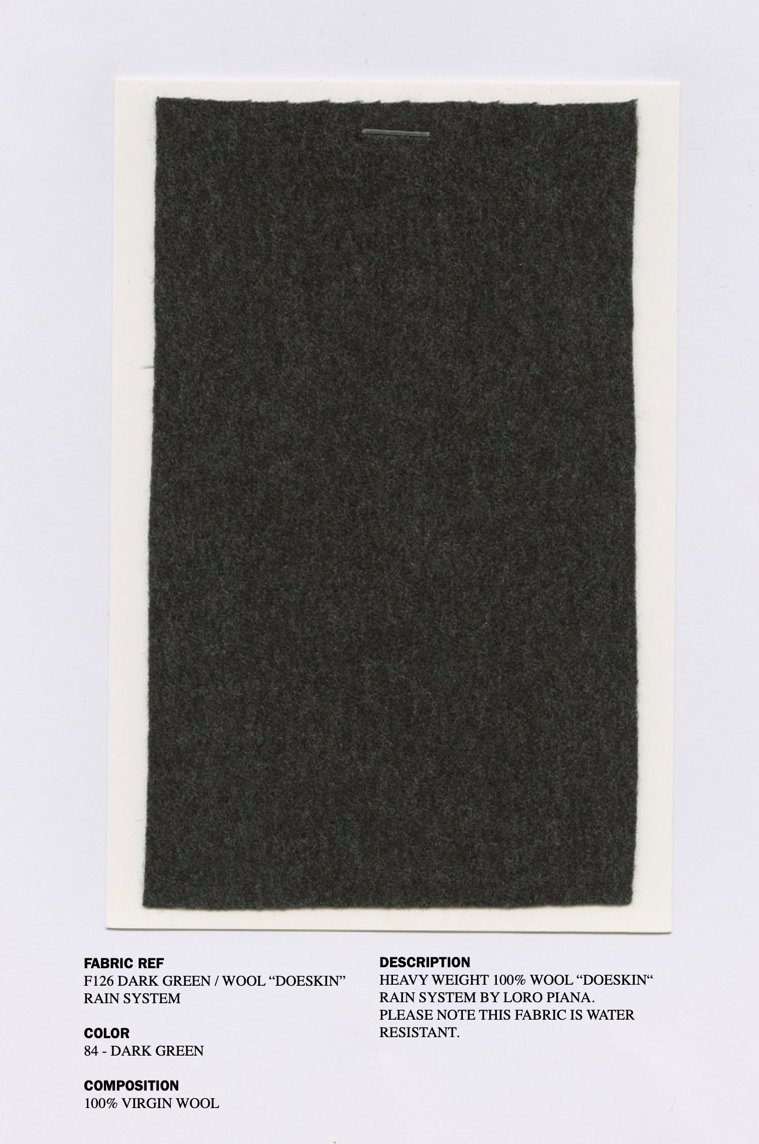 S17 NO.175 HEAVY WOOL TWO BUTTON COAT