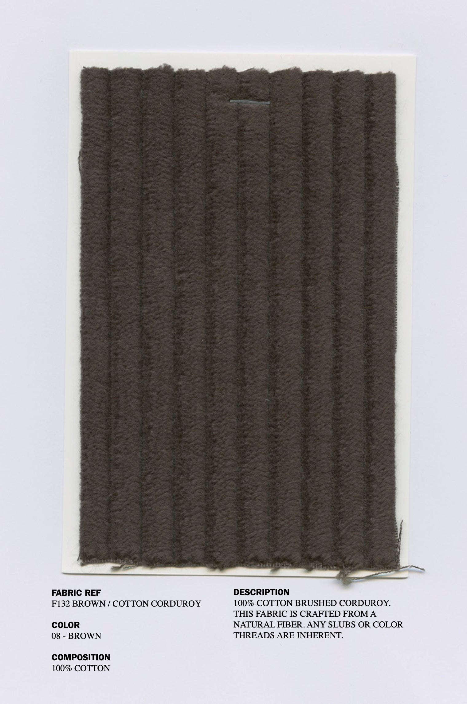 S17 NO.320 CORDUROY ZIPPER DRESS