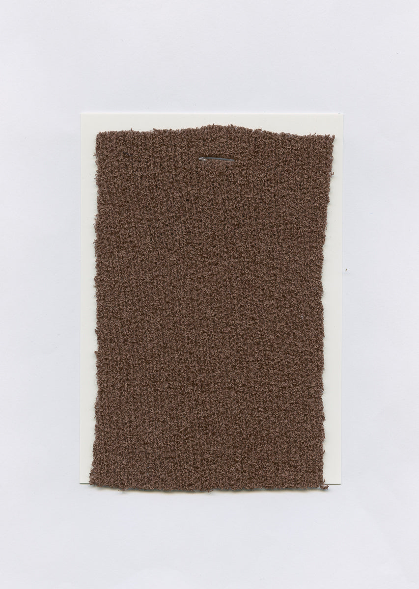 S18 NO.317 BROWN COTTON CASHMERE KNITTED TOP