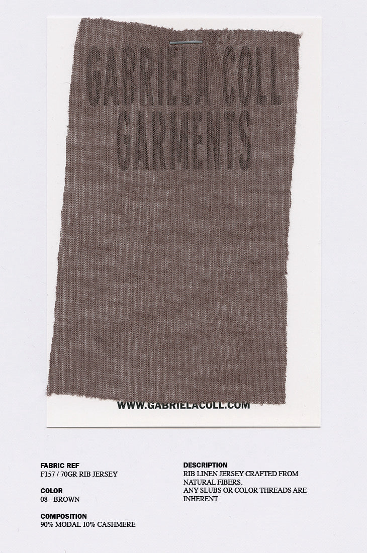 PRE-ORDER S19 NO.346 RIB JERSEY HIGH NECK DRESS