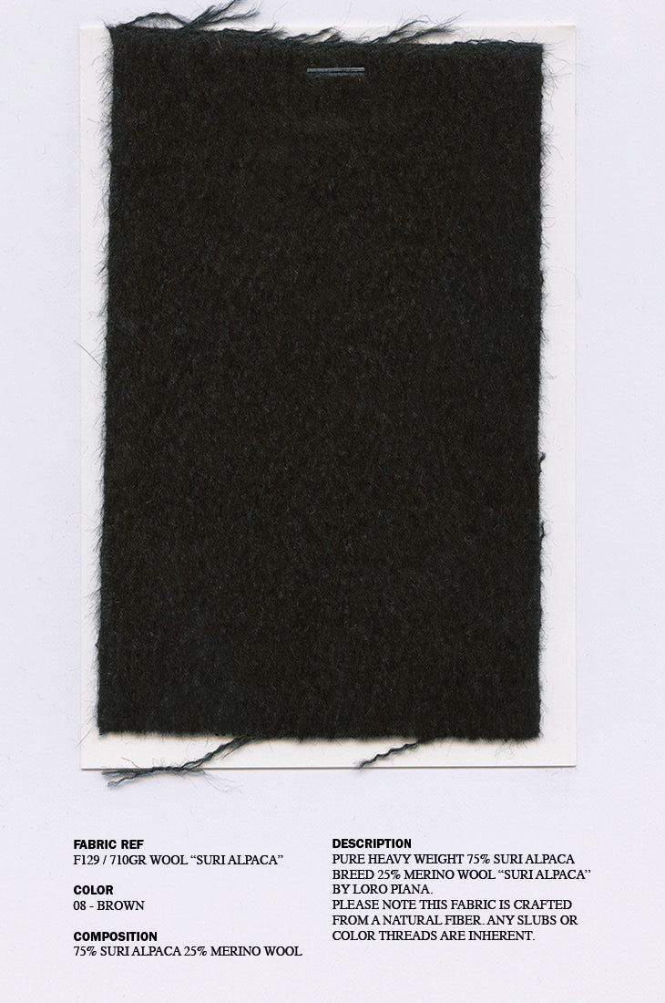 PRE-ORDER S19 NO.216 SURI ALPACA HOODED ZIPPER JACKET