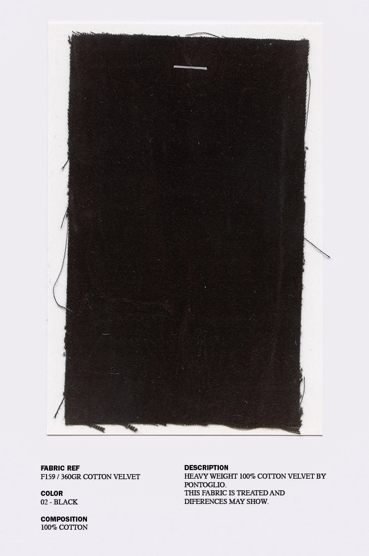 PRE-ORDER S19 NO.261 COTTON VELVET ZIPPER JACKET