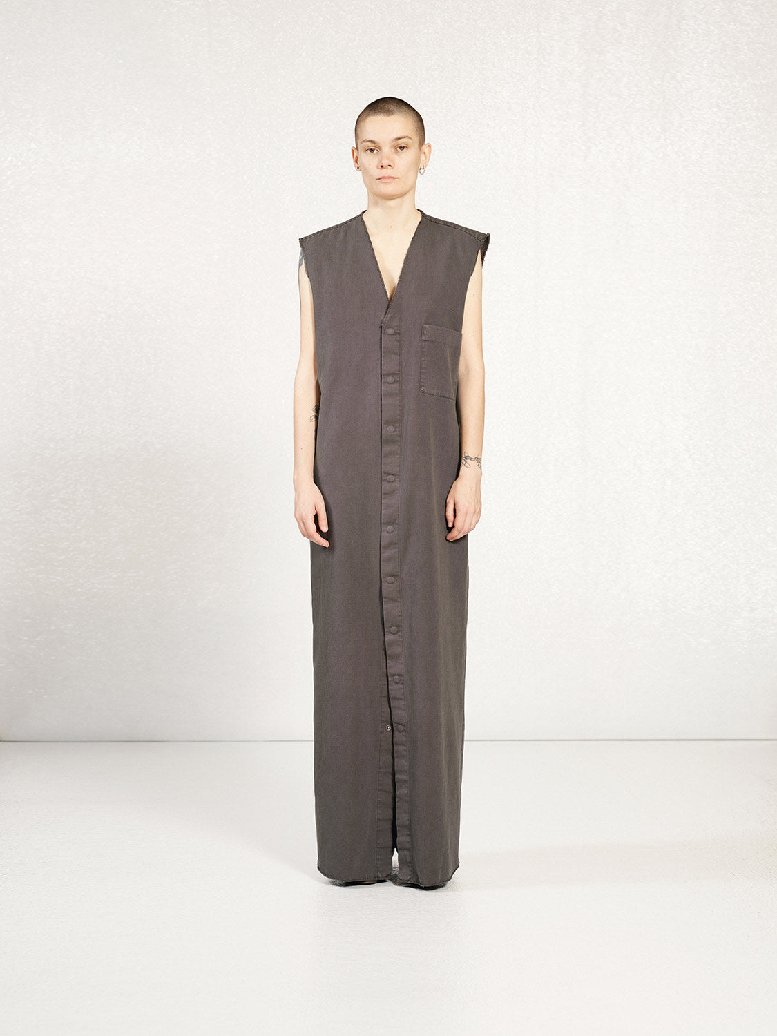 PREORDER S20 NO.90 THIN CANVAS SLEEVELESS DRESS