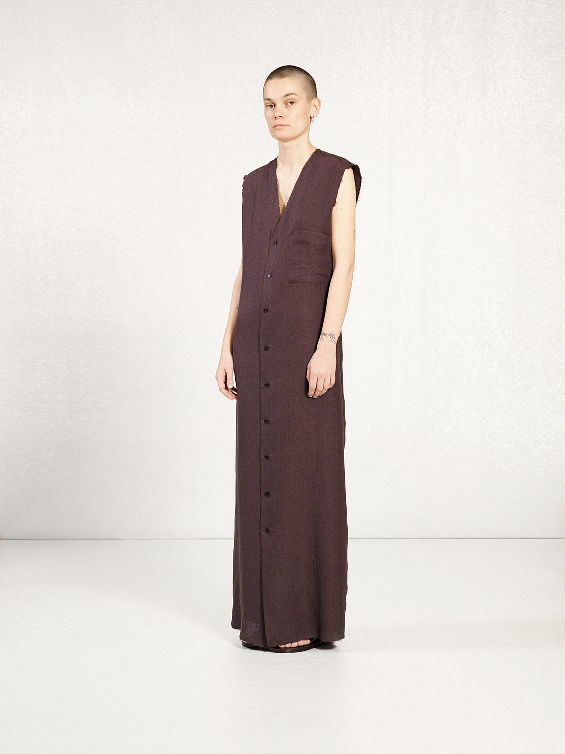 PREORDER S20 NO.90 LINEN SLEEVELESS DRESS