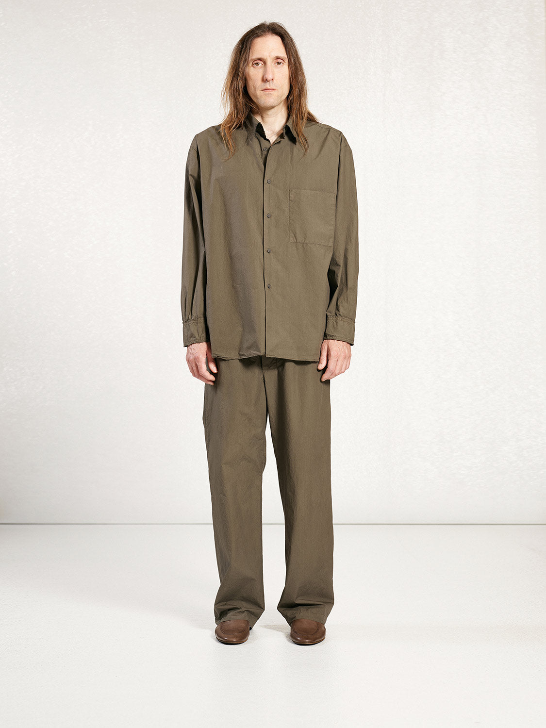 PREORDER S20 NO.288 POPLIN DRAWSTRING TROUSERS