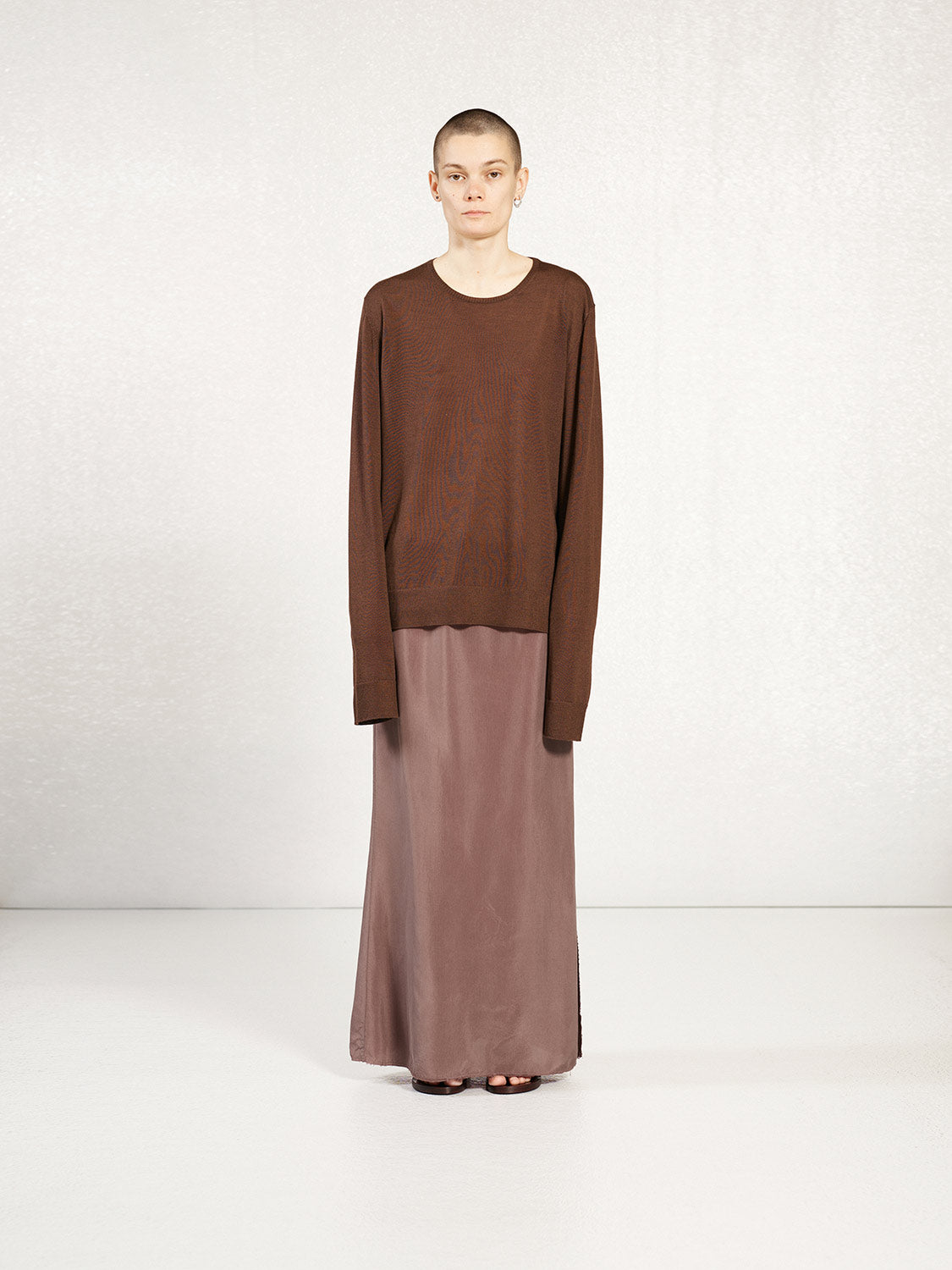 PREORDER S20 NO.290 CUPRO SLIT SKIRT