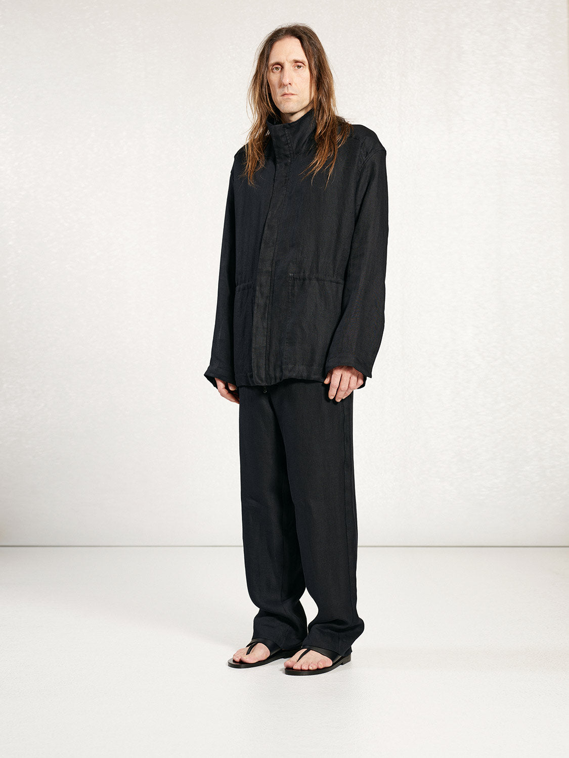 PREORDER S20 NO.356 LINEN GATHERED JACKET