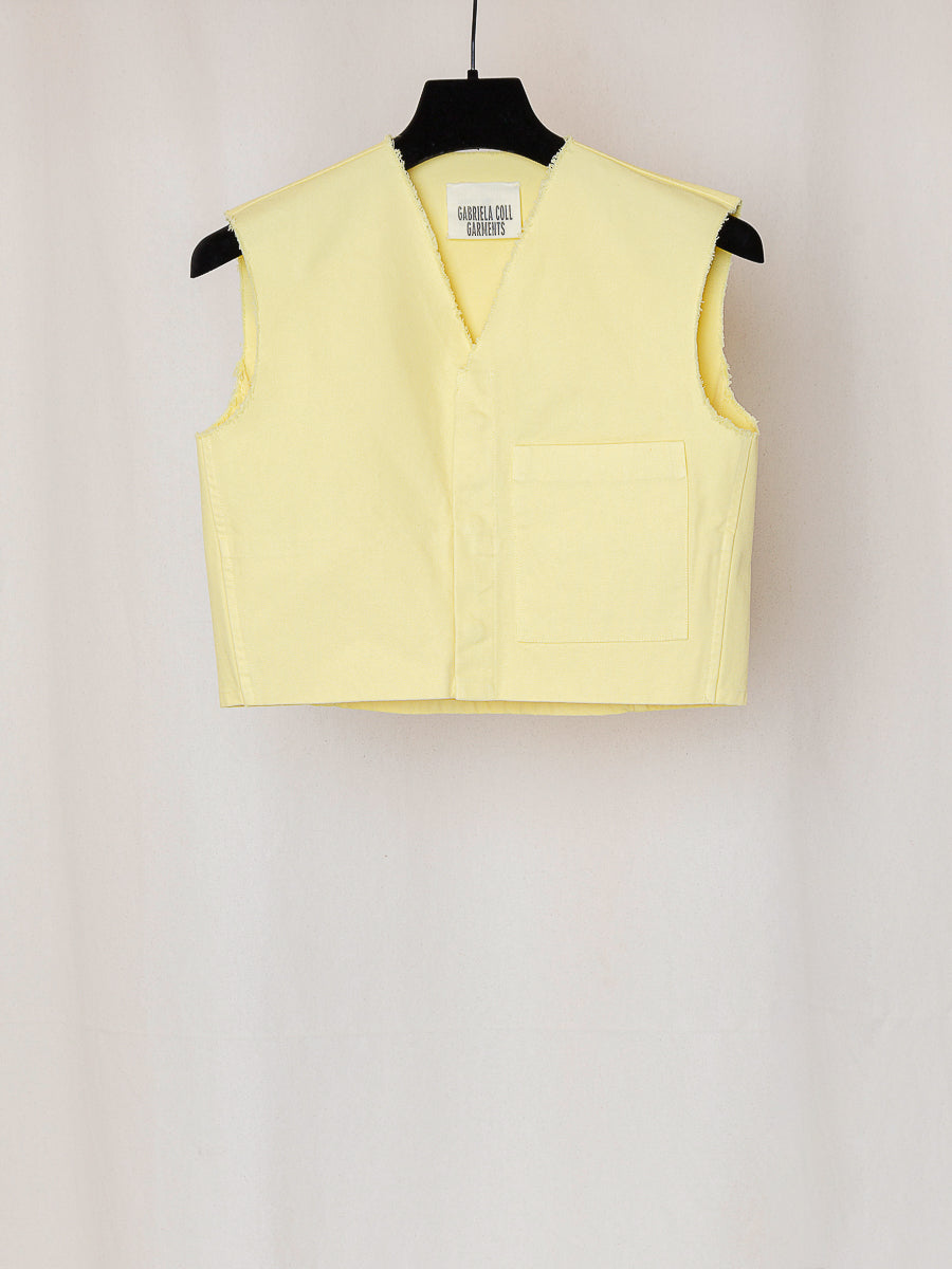 ARCHIVE NO.135 COTTON CANVAS VEST