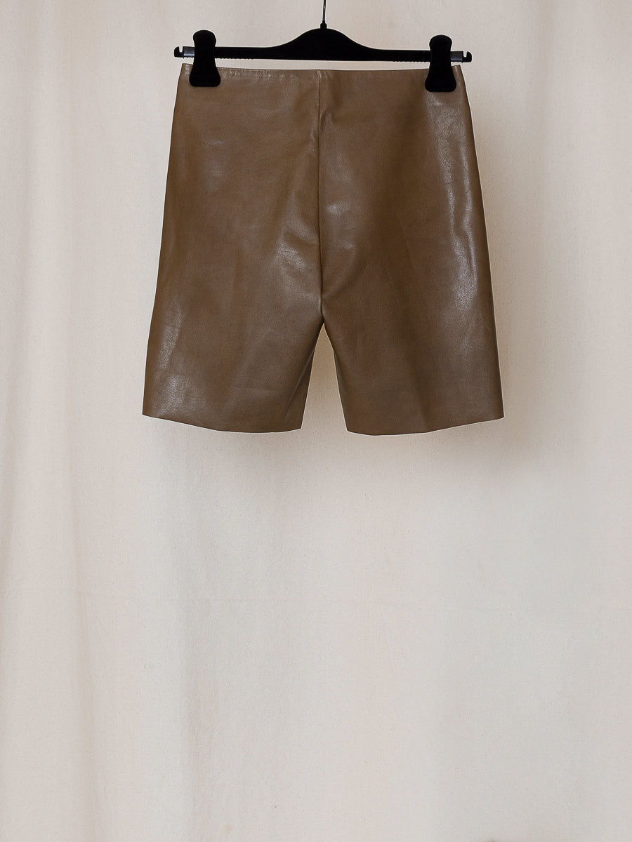 ARCHIVE S10 NO.147 LEATHER SHORTS