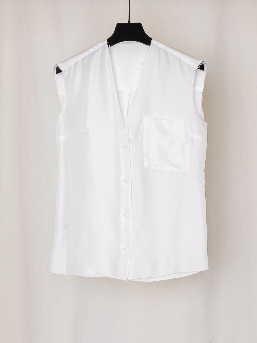 ARCHIVE NO.74 SILK SLEEVELESS BLOUSE