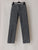 S17 NO.155 BLACK DENIM SLIT TROUSERS