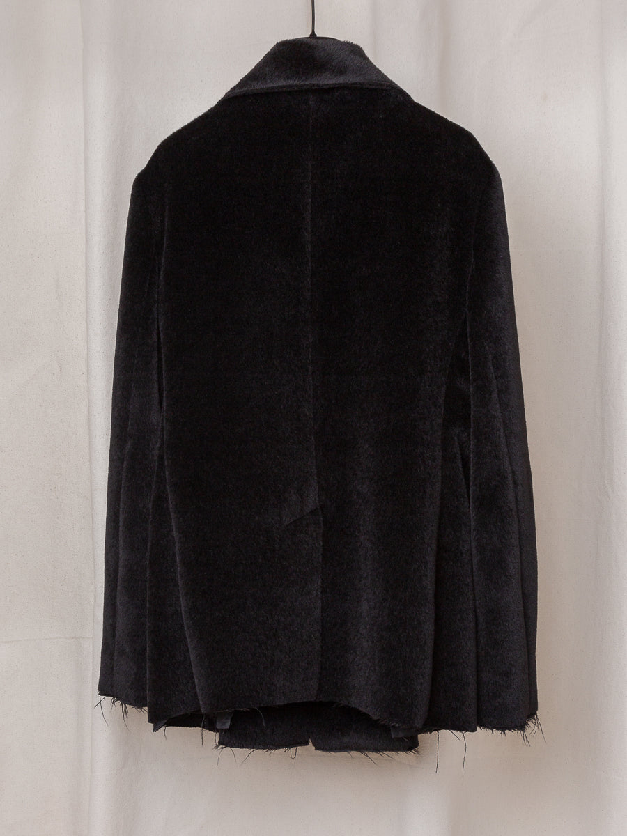 S17 NO.173 SURY ALPACA WOOL TWO BUTTON JACKET