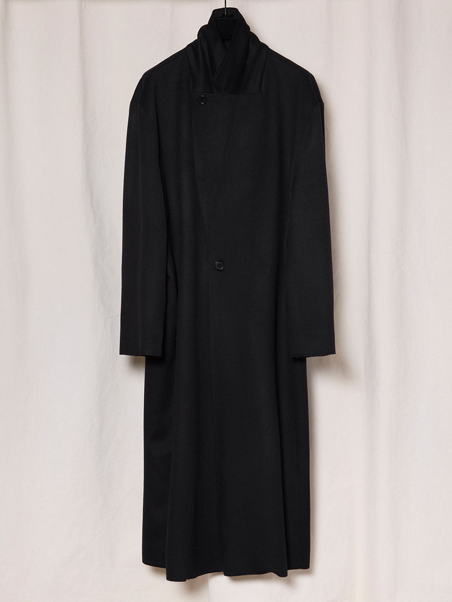 PRE-ORDER S19 NO.175 HEAVY WOOL TWO BUTTON COAT